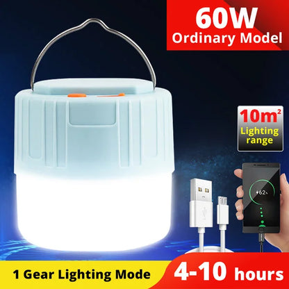 luz con carga solar