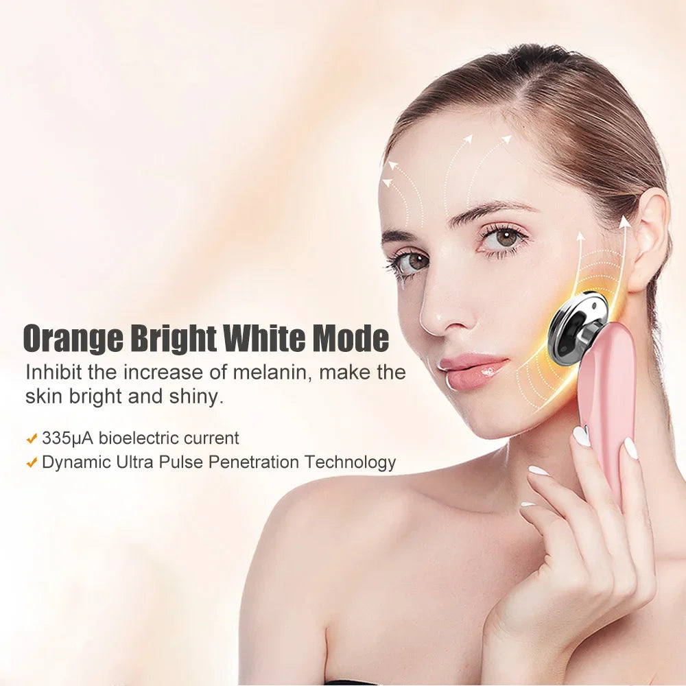 Dispositivo de Estiramiento Facial 7 en 1, masajeador Facial de microcorriente EMS RF para rejuvenecimiento de la piel- skin care