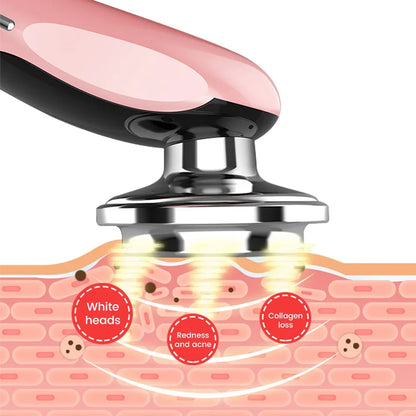 Dispositivo de Estiramiento Facial 7 en 1, masajeador Facial de microcorriente EMS RF para rejuvenecimiento de la piel- skin care